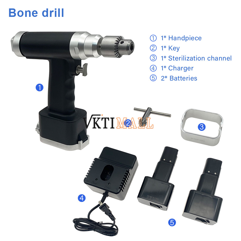 Electric Bone Drill Veterinary Drilling Machines Orthopedic Power Tools for Trauma Surgery Orthopedic Instrument