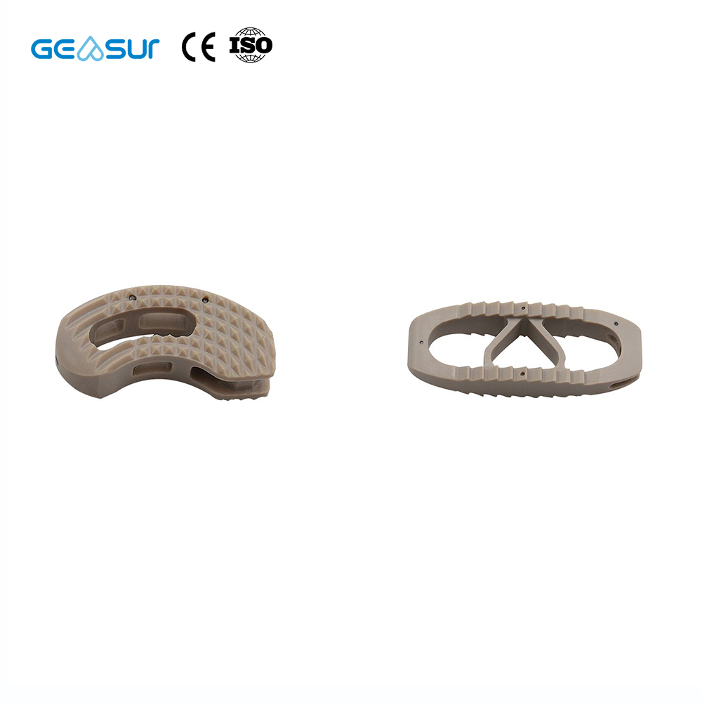Geasure Titanium Coated PEEK OLIF Cage System-CE Approved Class III Lumbar Interbody Fusion Orthopedic Implant for Hospital Use