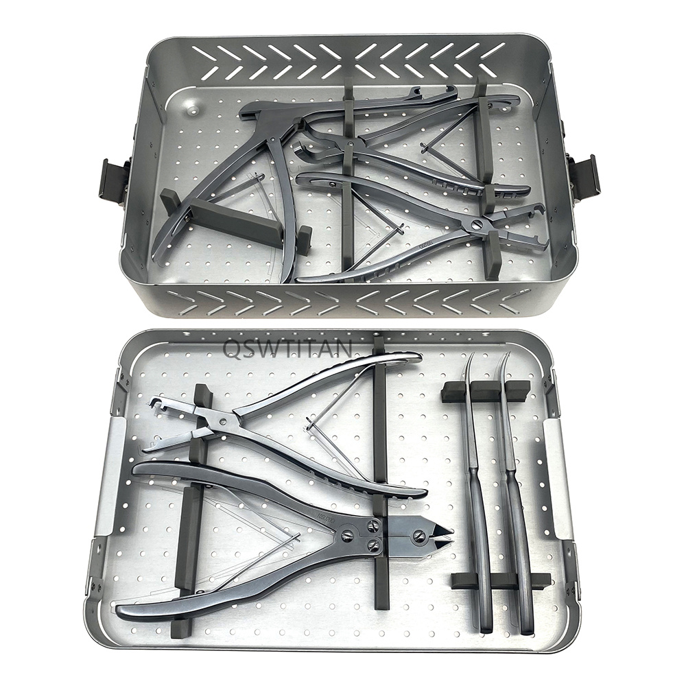 Orthopedic Set Rib Plate Instrument  Trauma Orthopedic Surgical Instrument Set