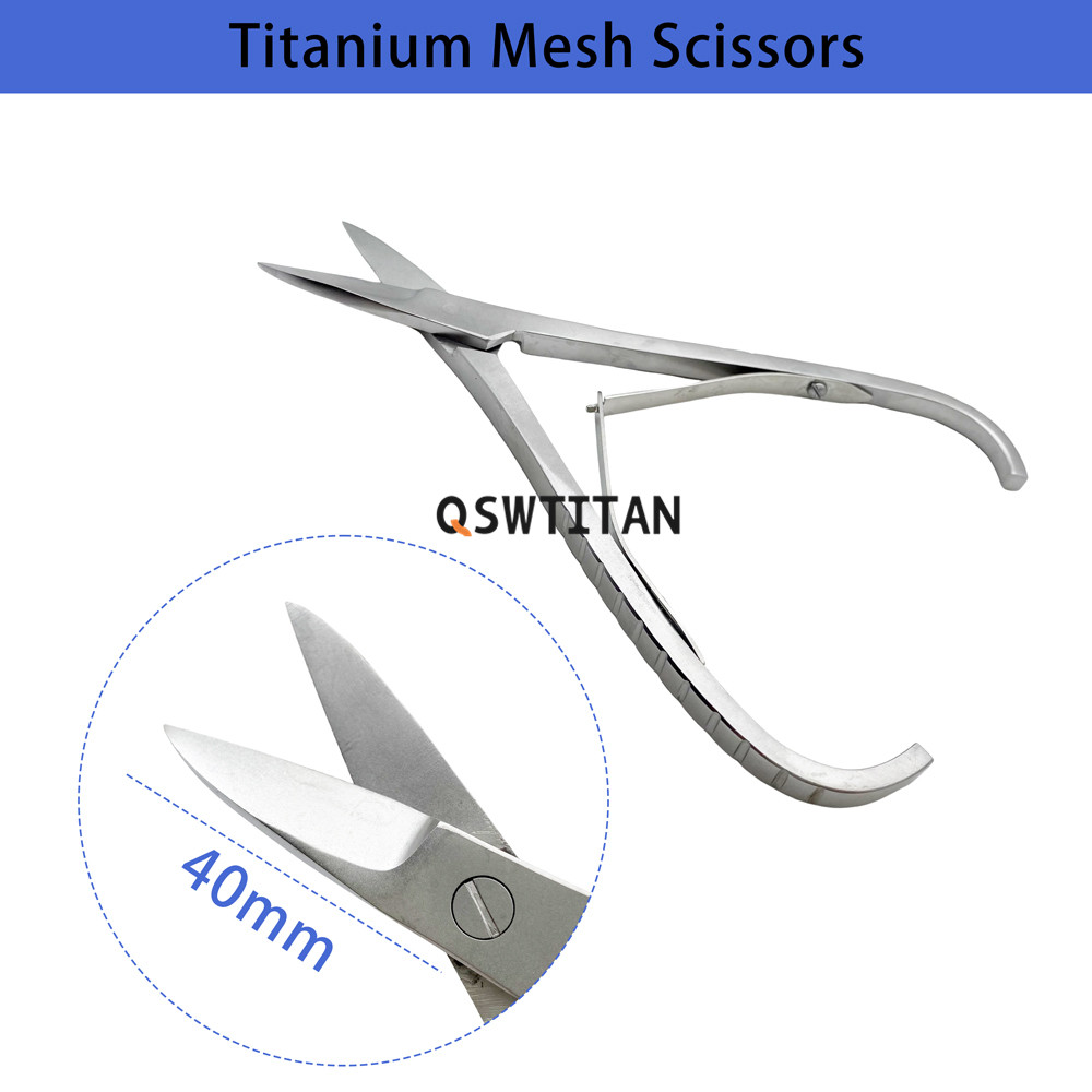 Titanium mesh scissors