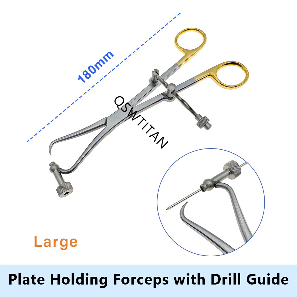 Plate Holding Forceps with Drill Guide-large