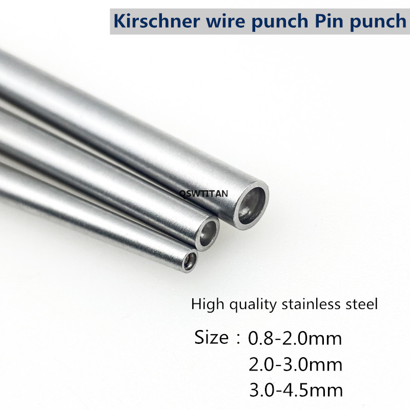 Kirschner Wire Punch Stainless Steel Bone Pin Punch Veterinary Orthopedics Instruments