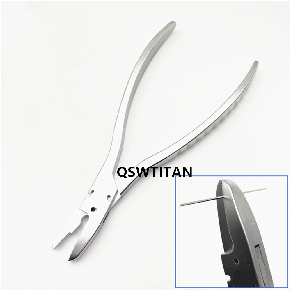 Orthopedic Wire Cutter Bending Forceps for Multifunctional Kirschner Wire Bone Scissors Veterinary Orthopedic Bending Pliers