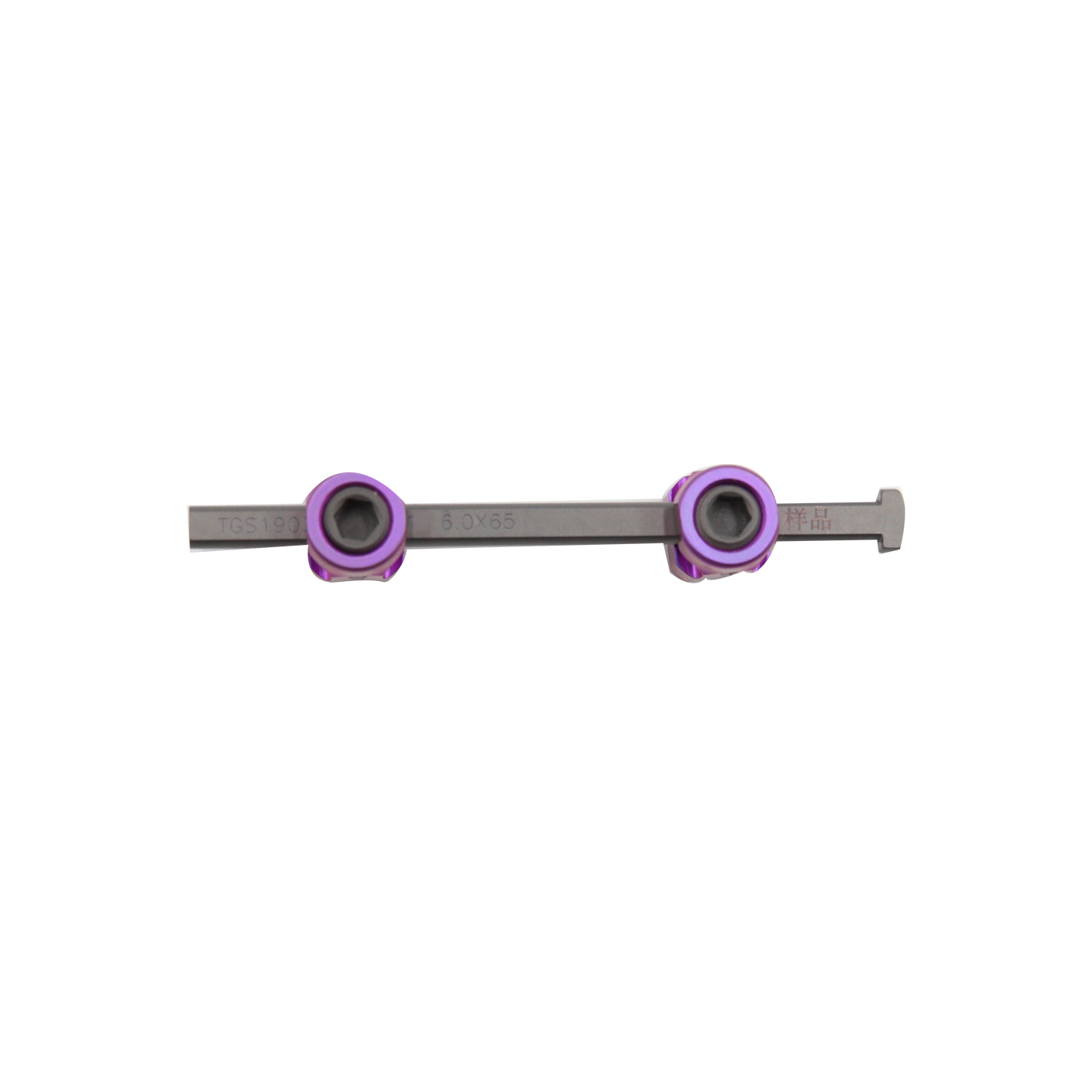 Geasure Orthopedic Material 6.0mm System Nail Screw Polyaxial Spinal Pedicle Screw  Spine Screw