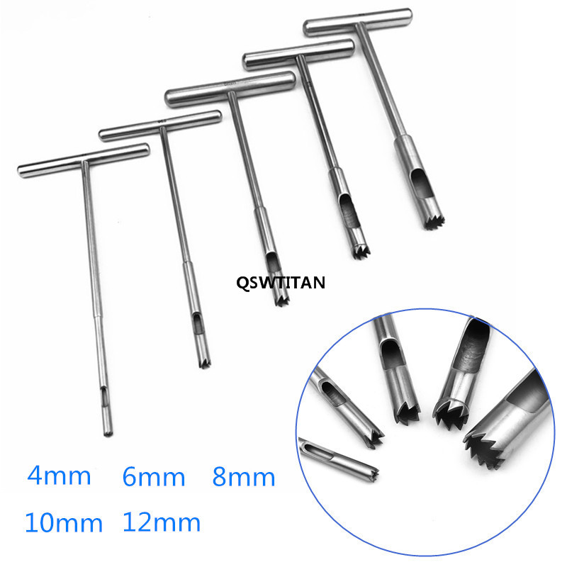 T-Handle Hollow Mill for Removal of  Bone Screw Extractor Orthopedics Instrument