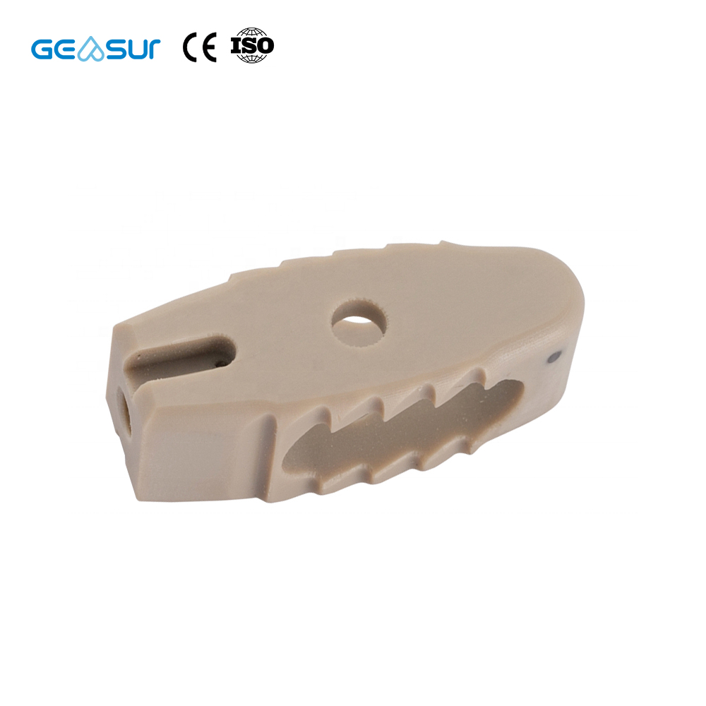 Geasure Lumber Interbody Fusion Cage TLIF Banana Cage YZRH-VI 6 Titanium Alloy Hospital Use