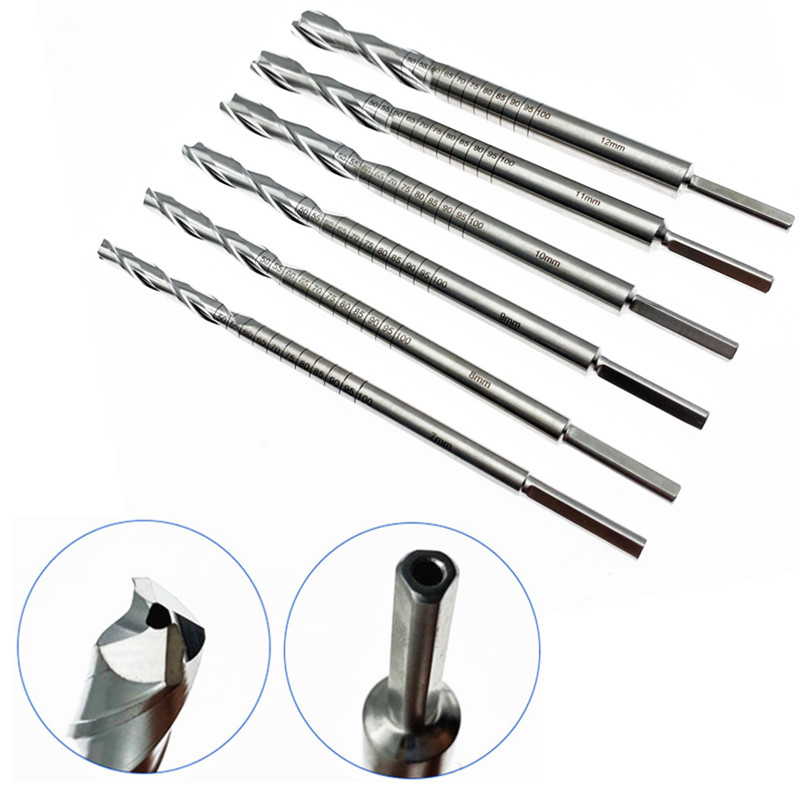 Tibiofemoral Intramedullary Nail Reaming Drill Tibia Femur PFNA Intramedullary Nail  Expand Hollow Drill Bit for Ligament Repair