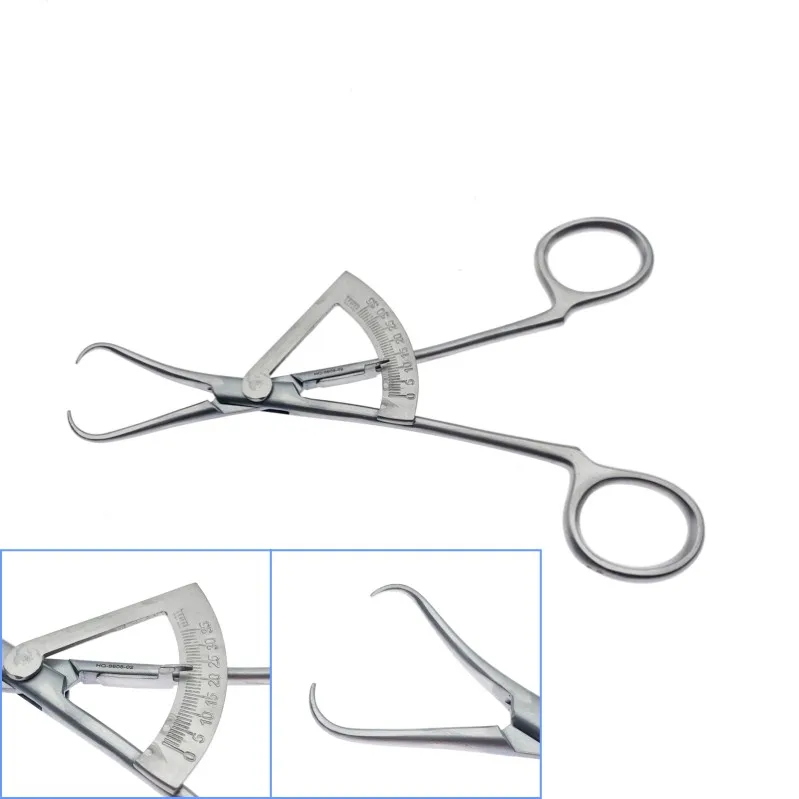 Small Pointed Bone Reduction Forceps With Rule Orthopedic Instruments
