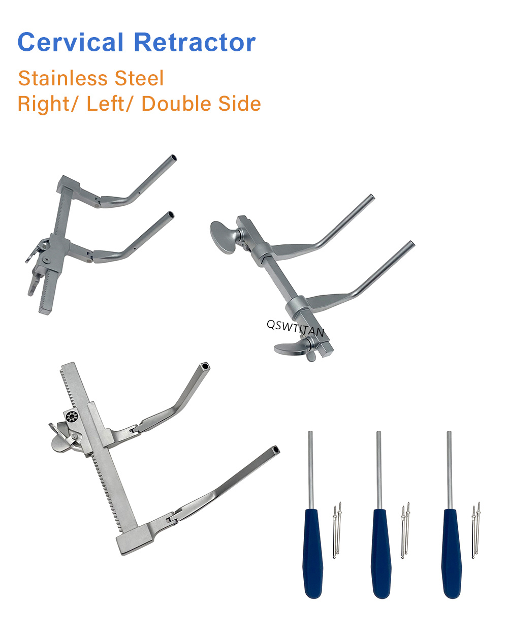Orthopedic Cervical Distractor Surgical Tool Stainless Steel Vertebra Retractor Orthopedic Instrument