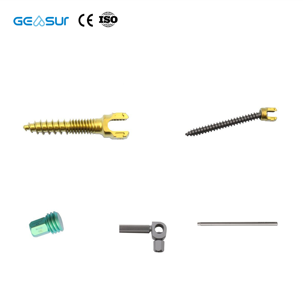 Geasure 5.5 System Titanium Straight Rod-Hospital Use Posterior Spinal Internal Fixation Class III Orthopaedic Implant 1 Year