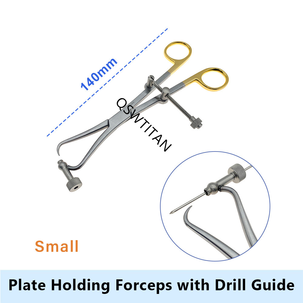 Plate Holding Forceps with Drill Guide-small
