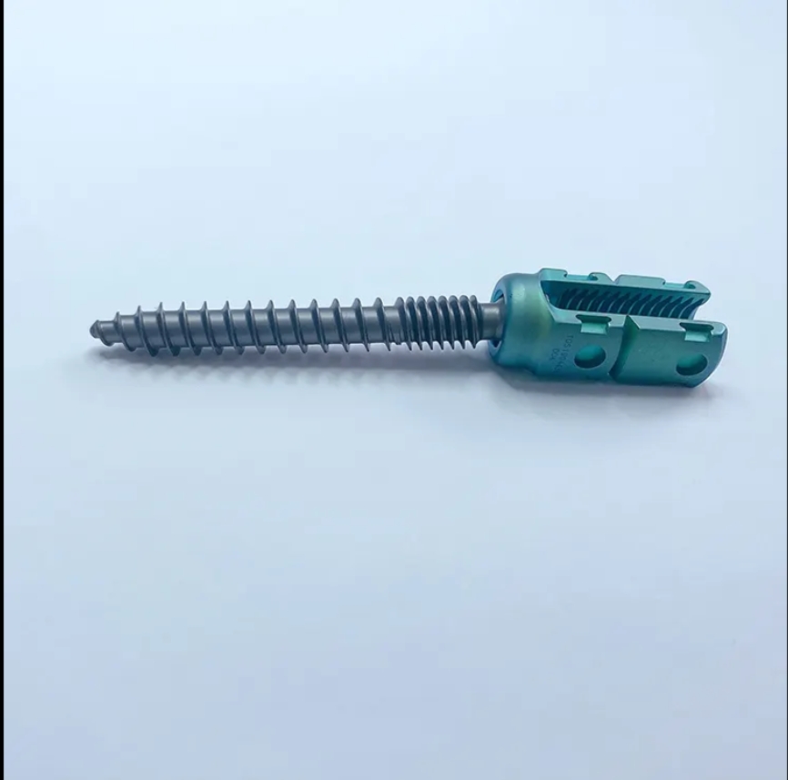 Geasure Factory Price Titanium Alloy 5.5 Reduction Polyaxial Pedicle Screw Double Thread Spine Implants Interventional Materials