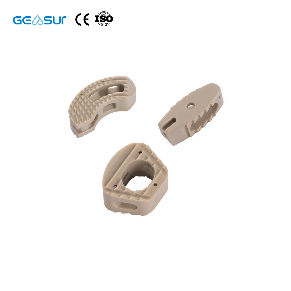 Geasure Lumber Interbody Fusion Cage TLIF Banana Cage YZRH-VI 6 Titanium Alloy Hospital Use