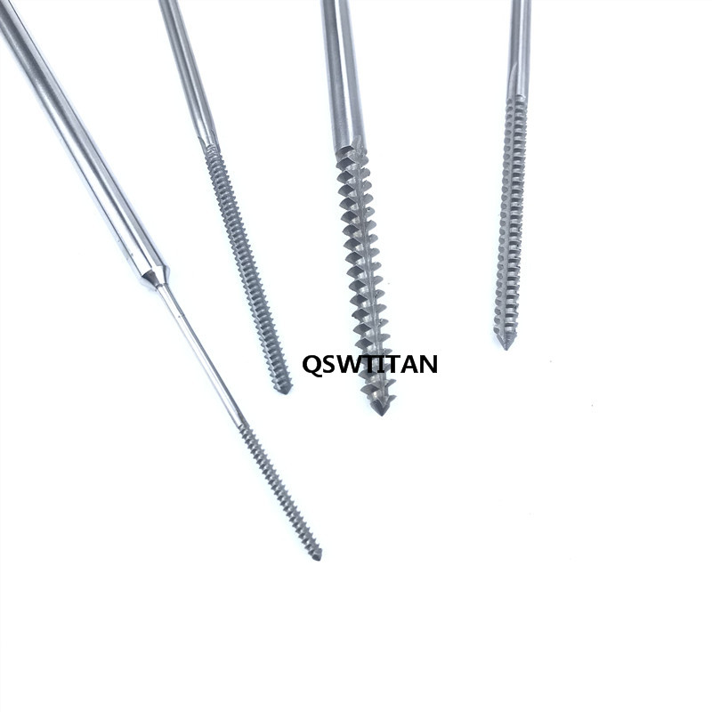 Stainless Steel Bone Tap with T Handle Tapping Device Orthopedic Veterinary Instrument Autoclaveable