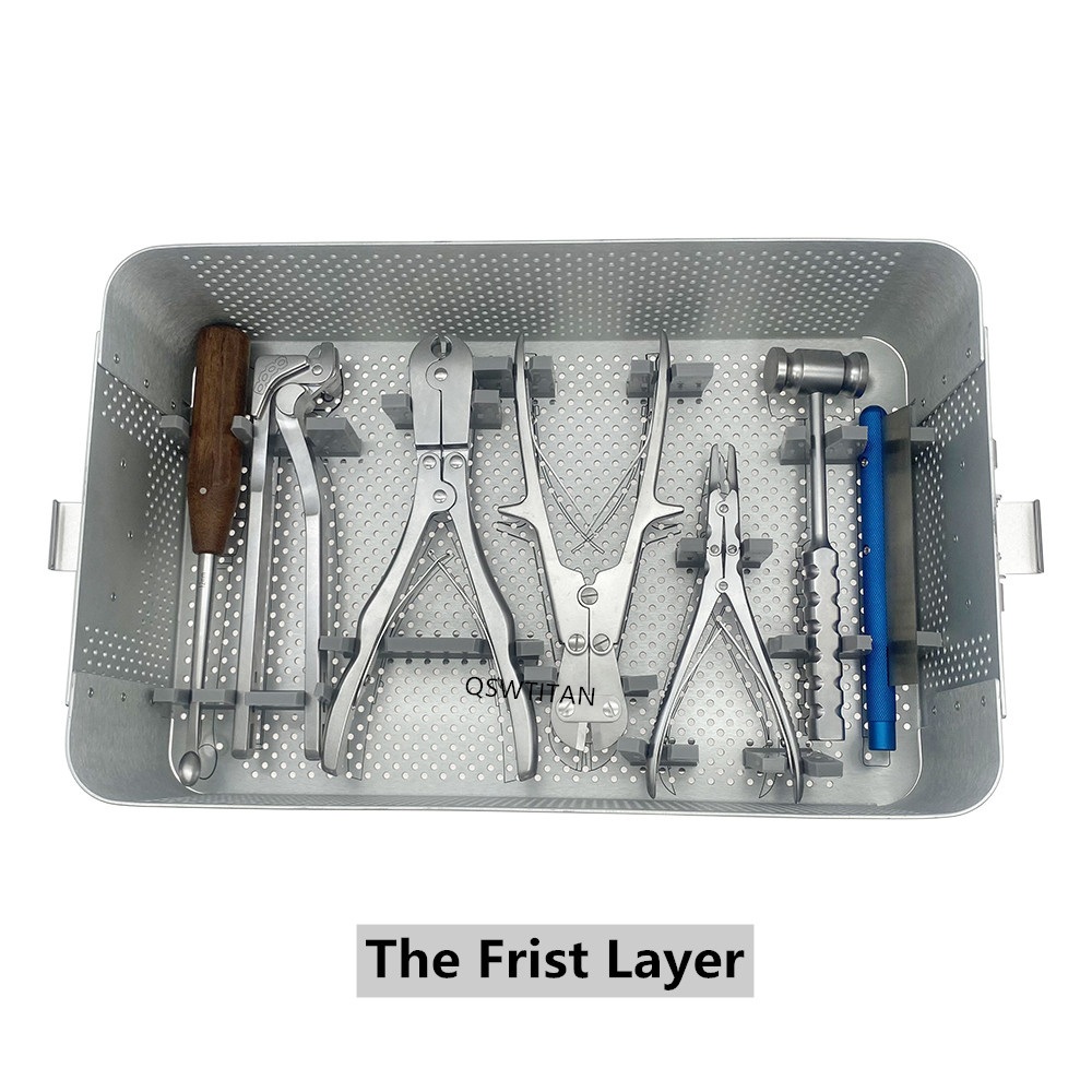 Orthopedic Locking Plate Instrument Set Small Animal Fracture Surgery Kit Tplo System Veterinary Basic Instrument Set