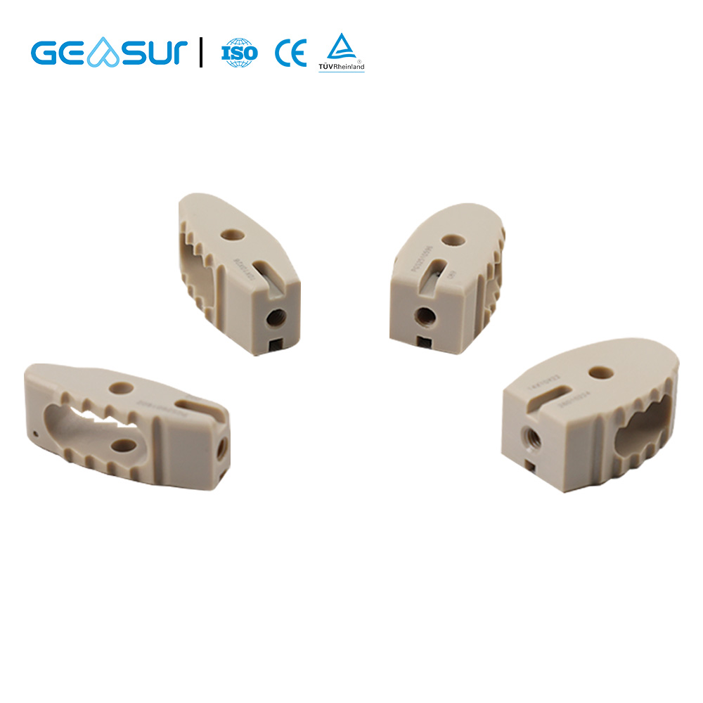 Geasure Orthopedic PEEK TLIF Cage Lumbar Interbody Fusion Cage for Spine Fixation Implant Surgery Wholesale