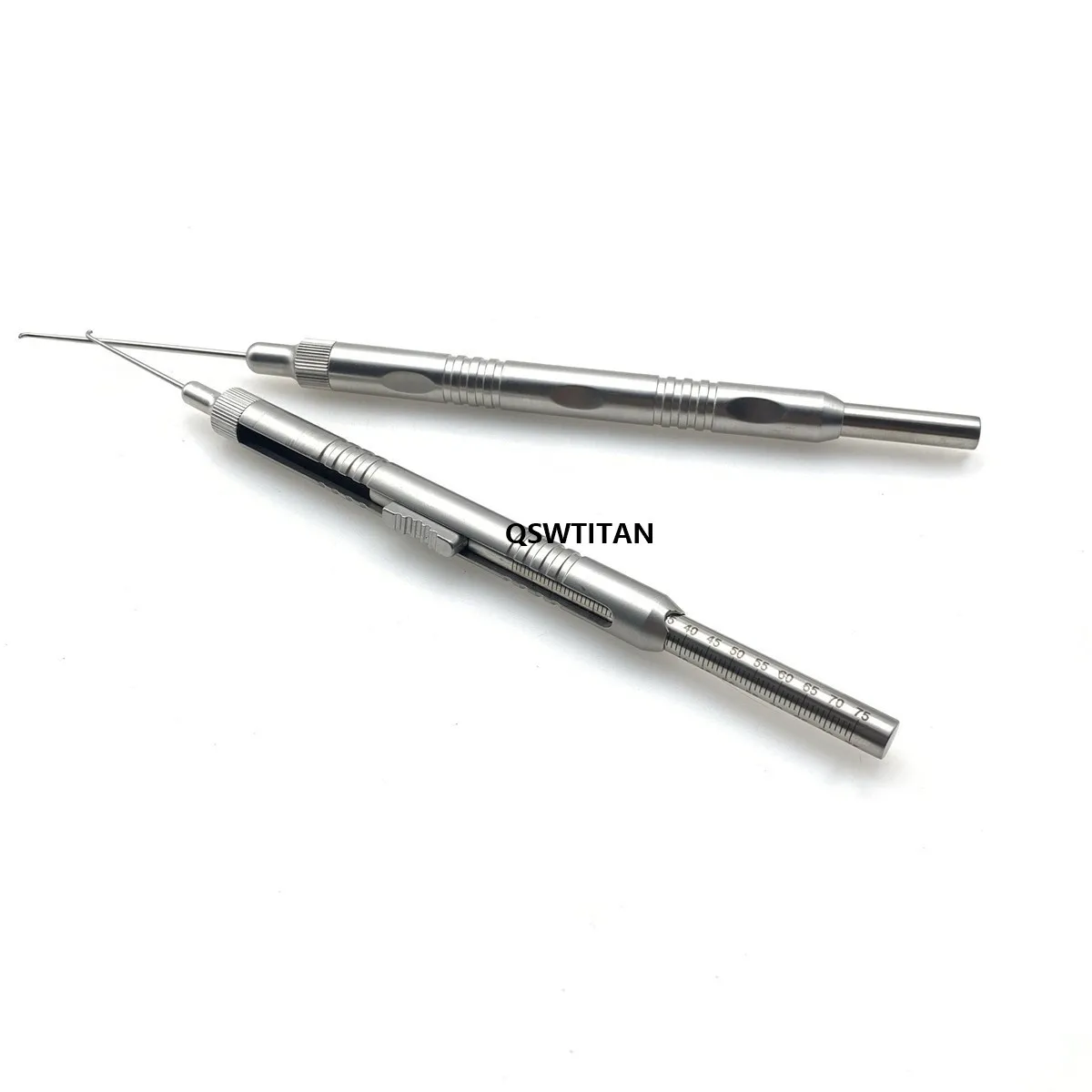 Depth Gauge 0mm to 75mm/85mm Orthopedics Veterinary Surgical Instruments Stainless Steel