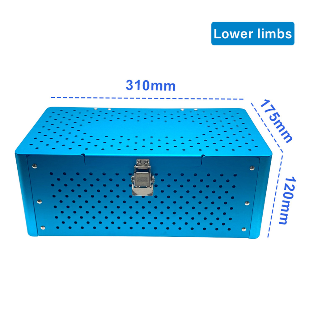 Aluminous Upper Lower Limb Locking Bone Screw Box Bone Nail Placement Storage Box Case Orthopedic Instrument