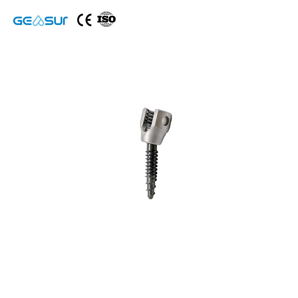 Geasure Premium CoCrMo 4.5 Polyaxial Pedicle Screw-Spine Implants for Spinal Fixation Class III 1 Year Warranty