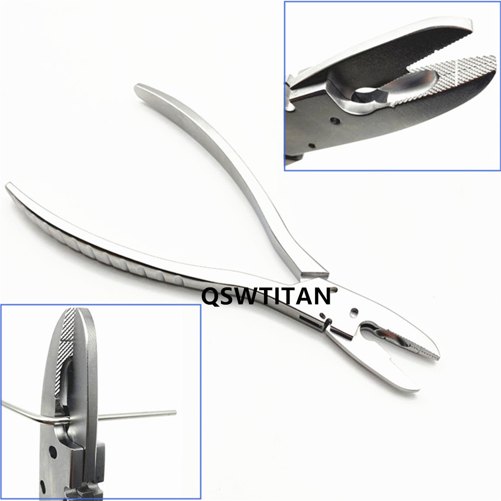 Orthopedic Wire Cutter Bending Forceps for Multifunctional Kirschner Wire Bone Scissors Veterinary Orthopedic Bending Pliers
