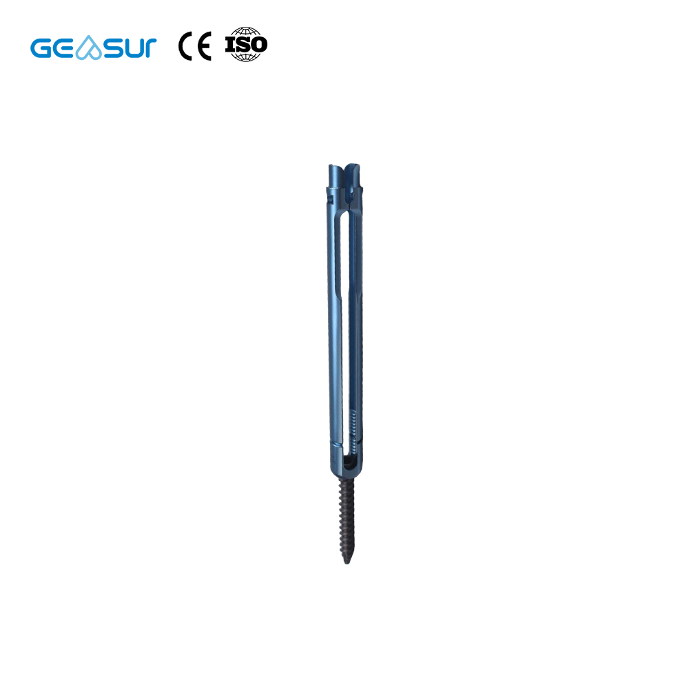 Geasure CE ISO Certified Class III MiSFix Minimally Invasive Universal Pedicle Screw-Bone Cement Augmented Spinal Implant for