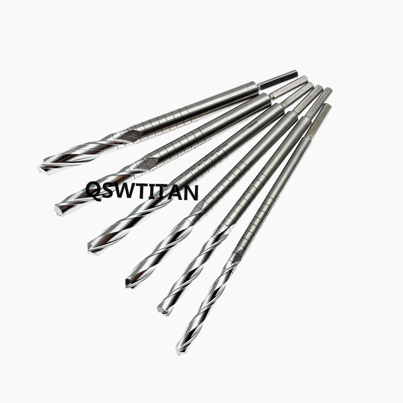 Tibiofemoral Intramedullary Nail Reaming Drill Tibia Femur PFNA Intramedullary Nail  Expand Hollow Drill Bit for Ligament Repair