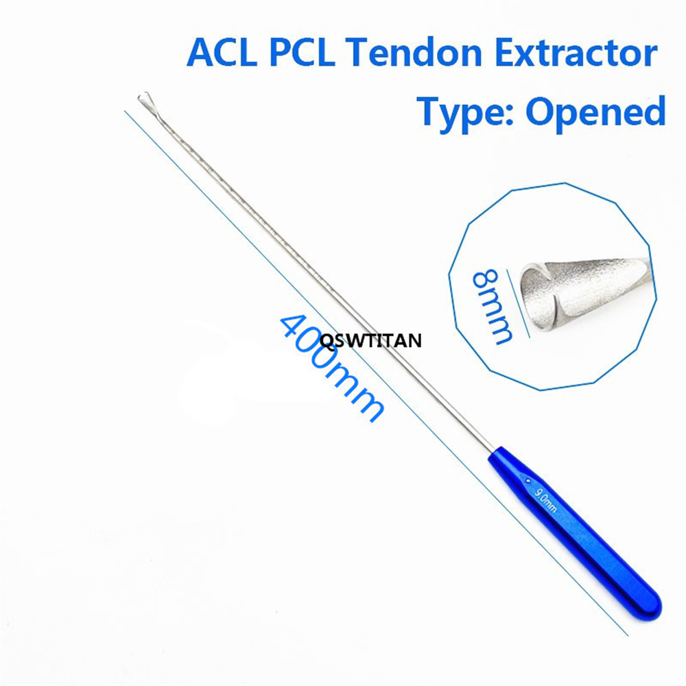 ACL PCL Instruments Tendon Extractor 8mm open