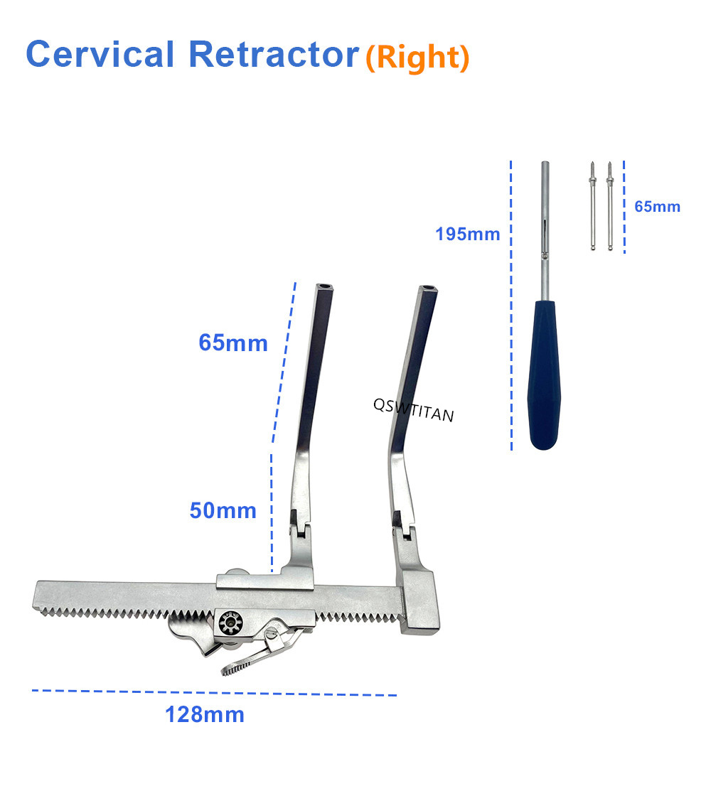 Orthopedic Cervical Distractor Surgical Tool Stainless Steel Vertebra Retractor Orthopedic Instrument