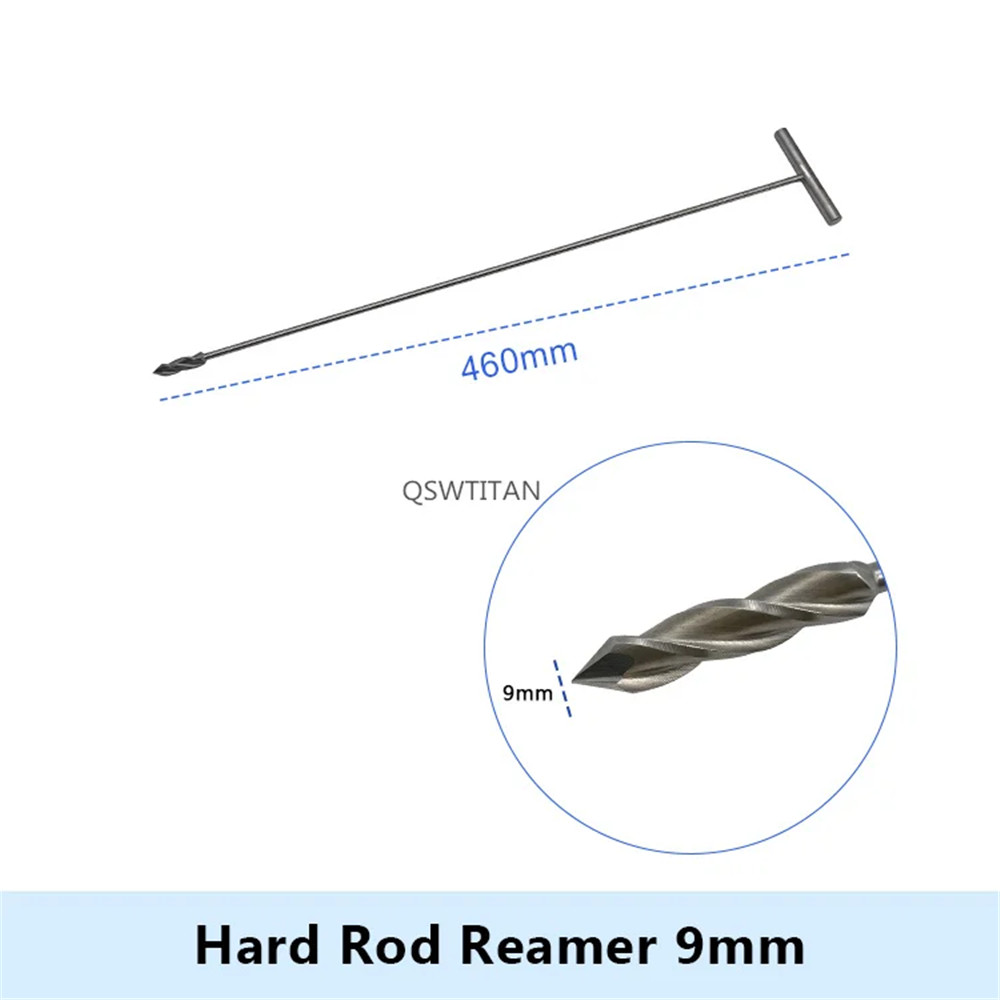 Hard Rod Reamer Instrument Stainless Steel 9mm