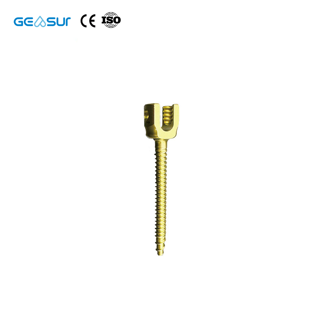 Geasure Premium CoCrMo 4.5 Polyaxial Pedicle Screw-Spine Implants for Spinal Fixation Class III 1 Year Warranty