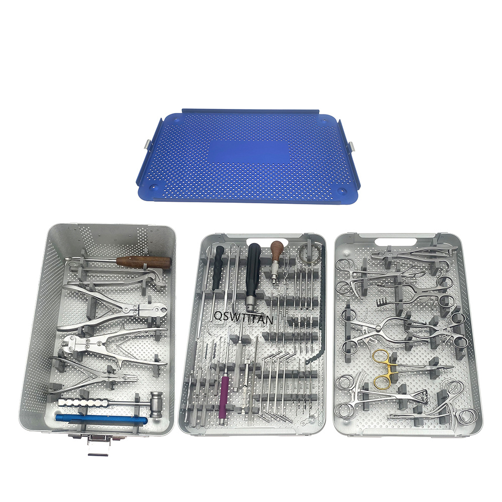 Orthopedic Locking Plate Instrument Set Small Animal Fracture Surgery Kit Tplo System Veterinary Basic Instrument Set