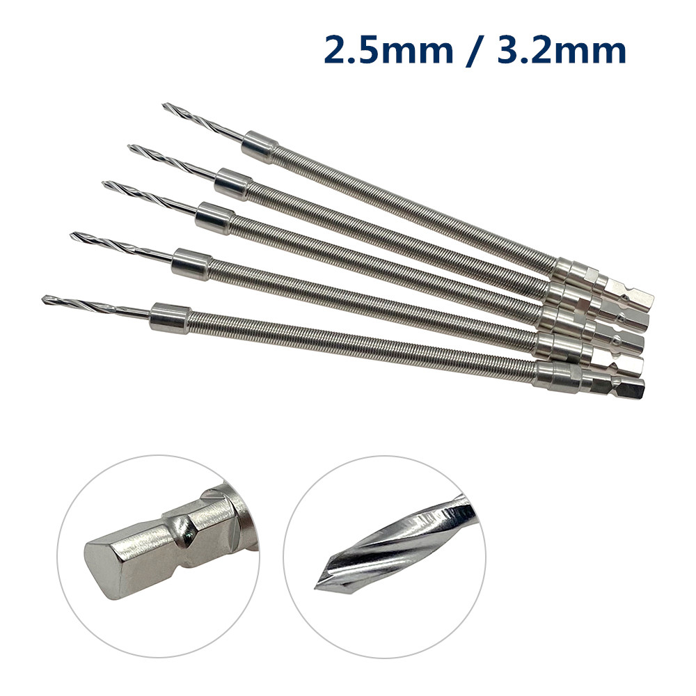 Orthopedic Flexible Drill Bit Soft Drill 2.5mm 3.2mm Stainless Steel Bone Drill Bit Pet Orthopedic Instrument
