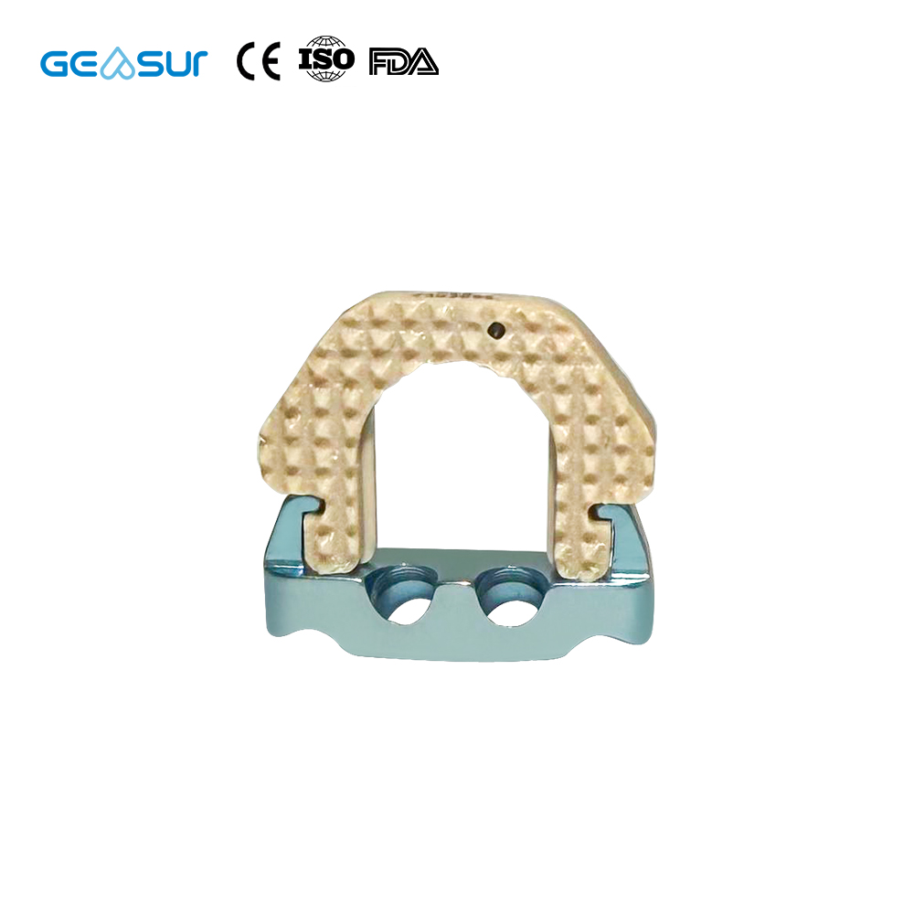 Geasure Cervical Peek Cage O Profile Titanium Pedicle Screws Favorable Hospital Price Implants & Interventional Materials
