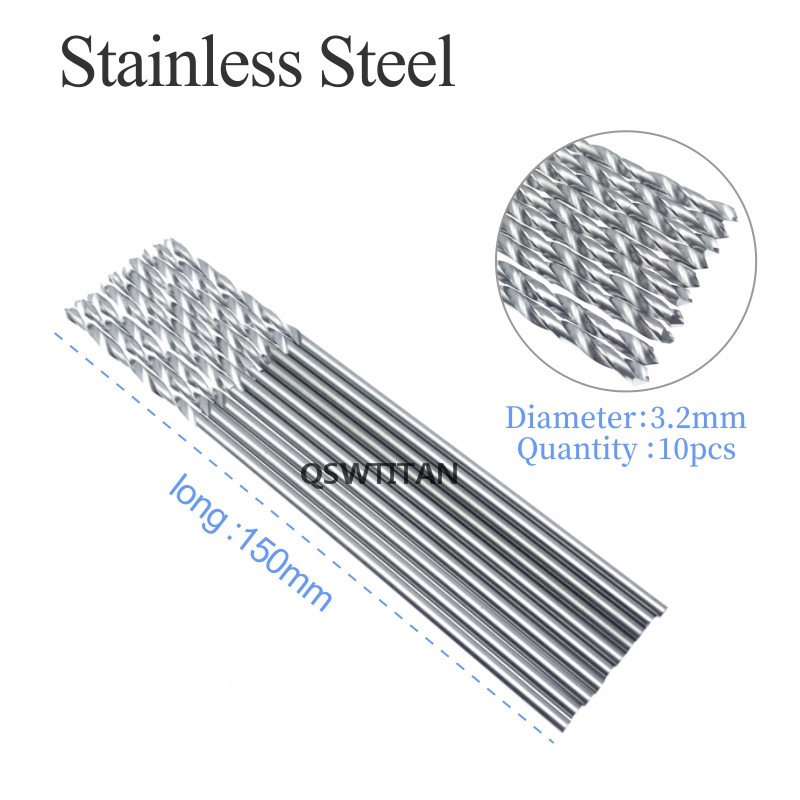 3.2mm 150mm Drill Bits Stainless Steel Bone Drill Bits Veterinary Orthopedics Instrument