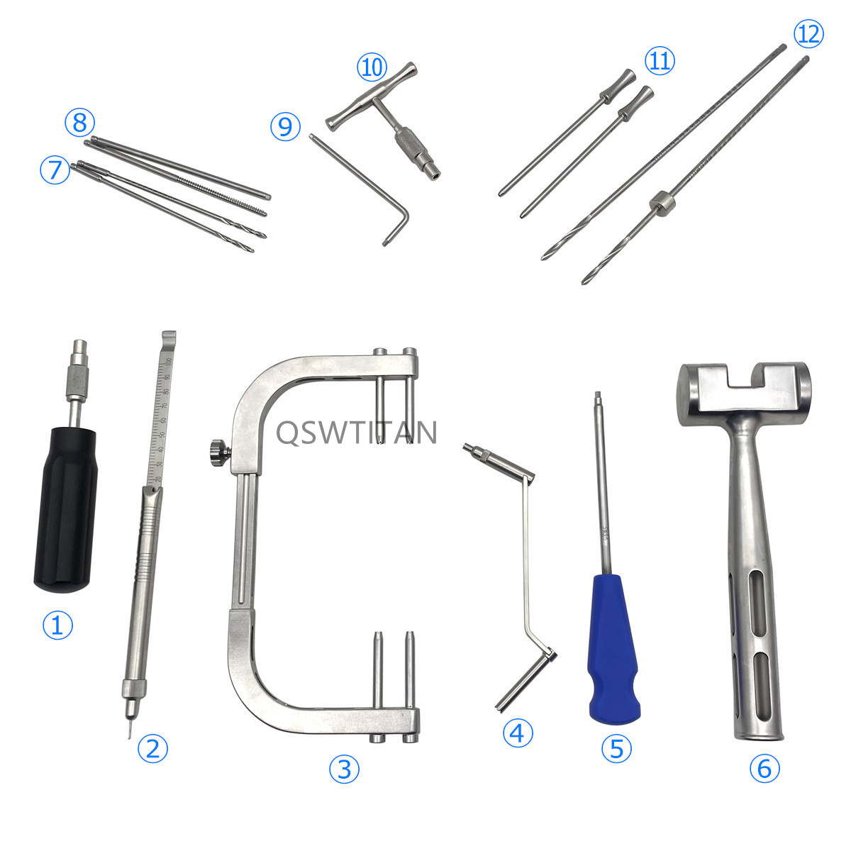 Orthopedic HTO Osteotomy Instrument Set Medical Tibial Plateau Joint High Position Osteotomy Tool Kit