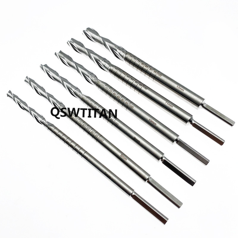 Tibiofemoral Intramedullary Nail Reaming Drill Tibia Femur PFNA Intramedullary Nail  Expand Hollow Drill Bit for Ligament Repair