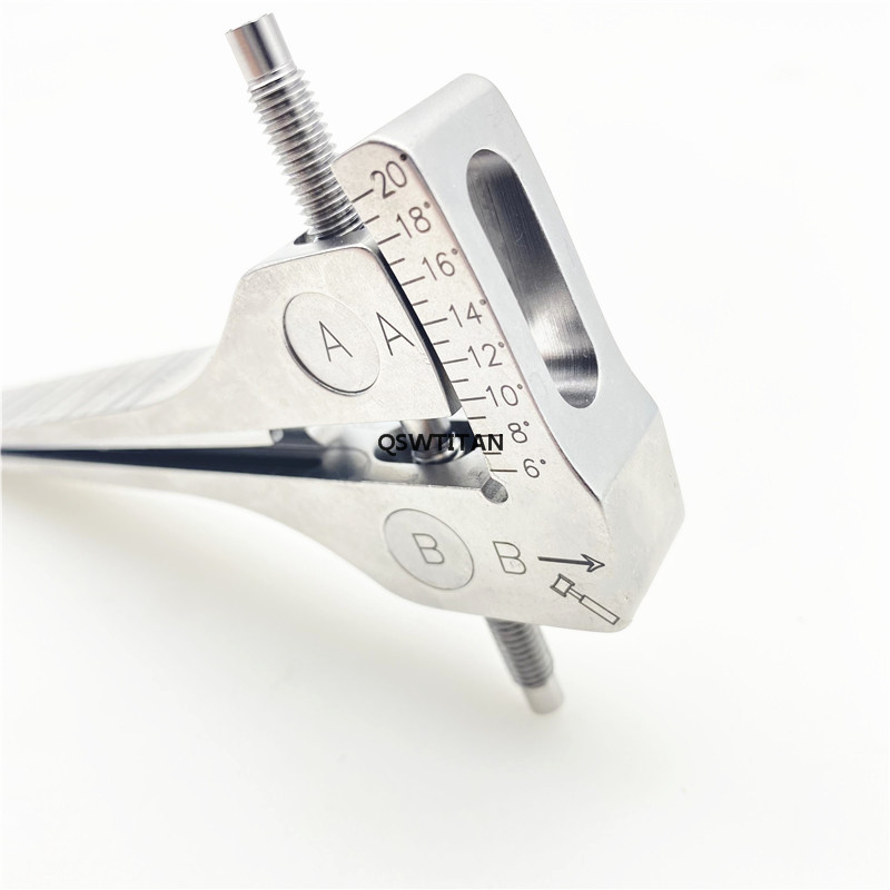 Tibial Osteotomy Ruler HTO High Tibial Osteotomy Retractor Angle Ruler Orthopedic Surgical Instruments