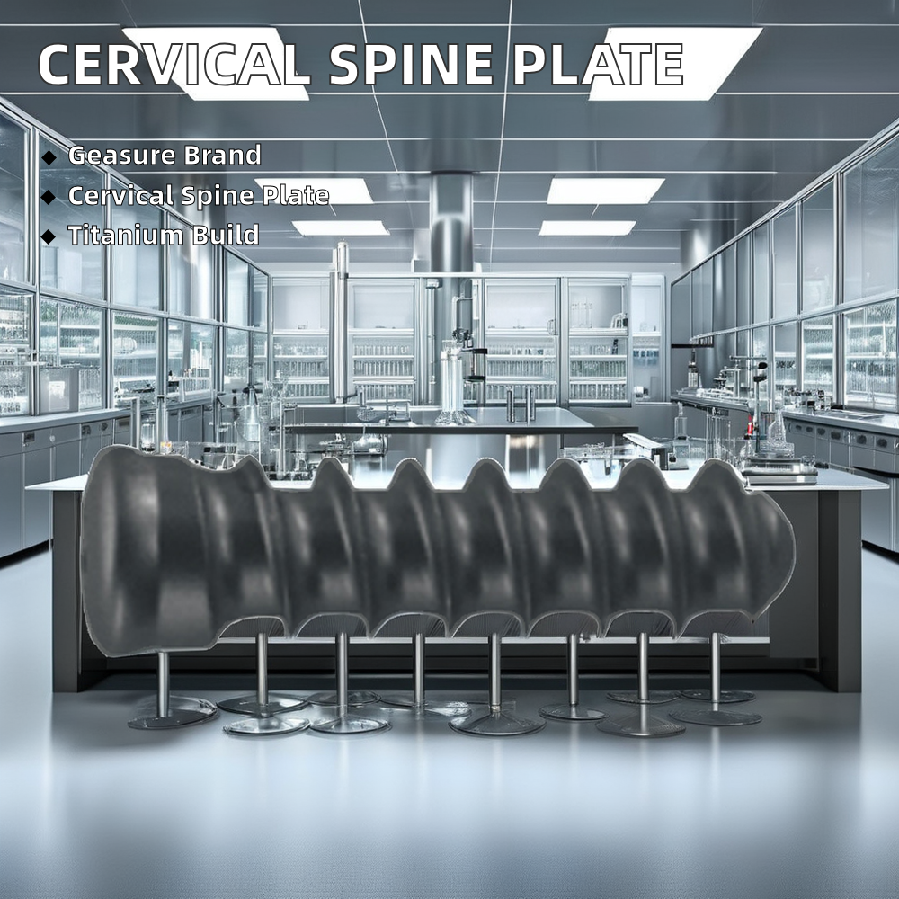 Anterior Cervical Plate Implants for Spinal Interventional Materials Cervical Implants Geasure Brand Class III Lifetime Warranty