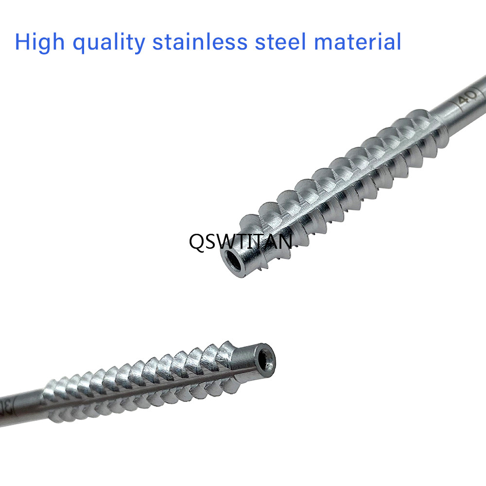Orthopedics Screw Cannulated Tapping for Cortical Cancellous Hollow Tapping Stainless Steel Veterinary Instrument