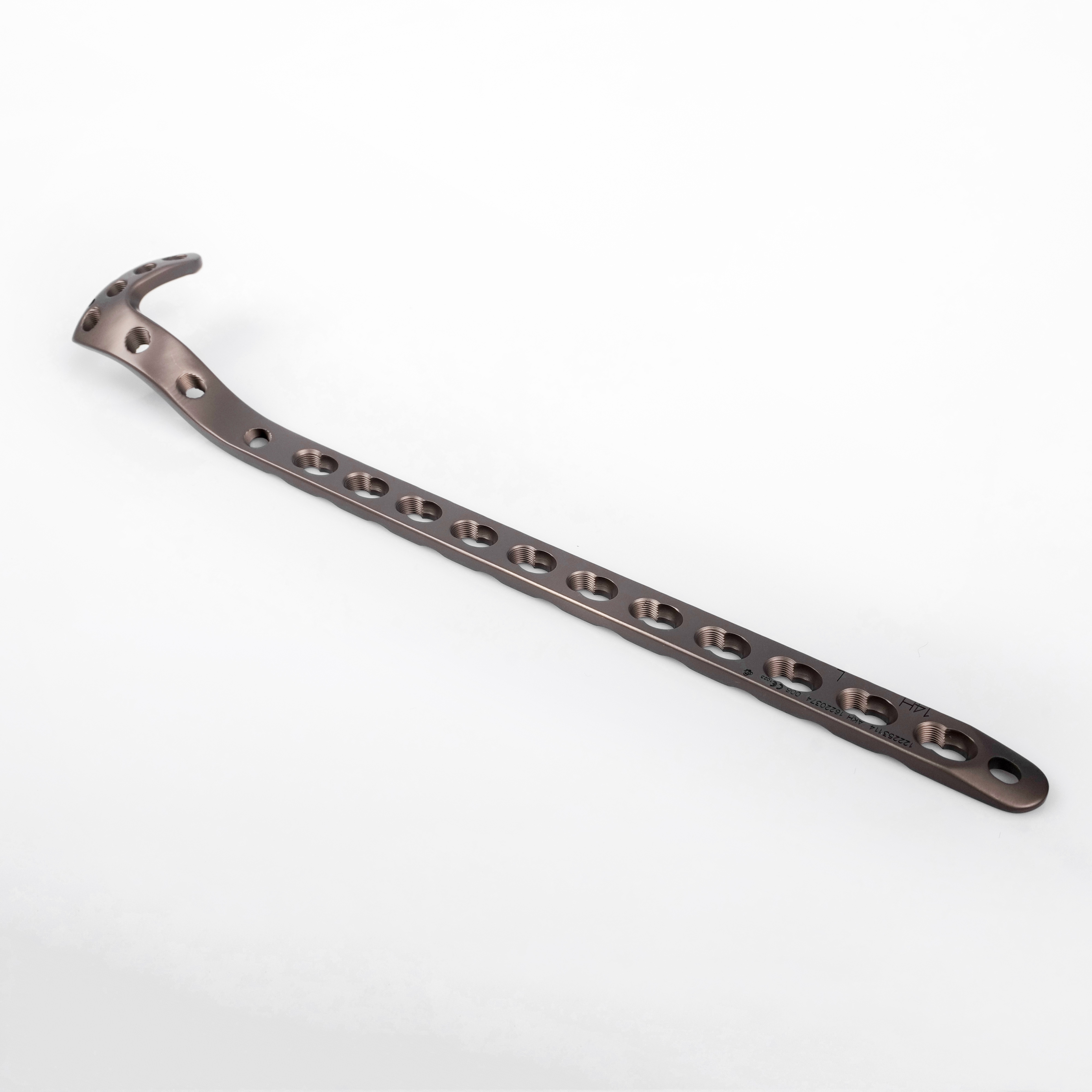 CANWELL OEM Titanium Proximal Lateral Tibial Locking Plate 3.5mm Compression Bone Orthopedic Implants Trauma Fracture Surgery