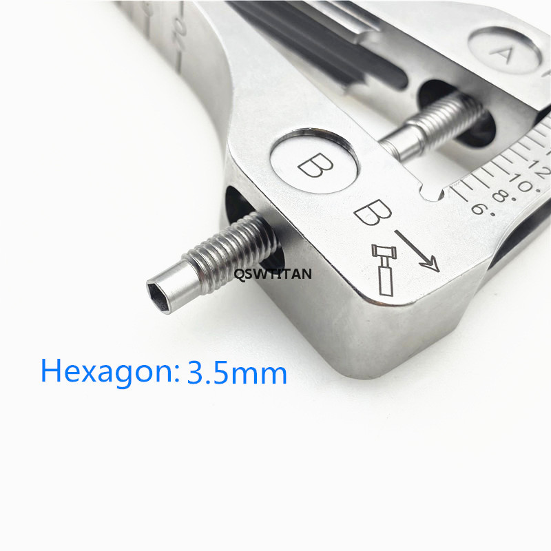 Tibial Osteotomy Ruler HTO High Tibial Osteotomy Retractor Angle Ruler Orthopedic Surgical Instruments