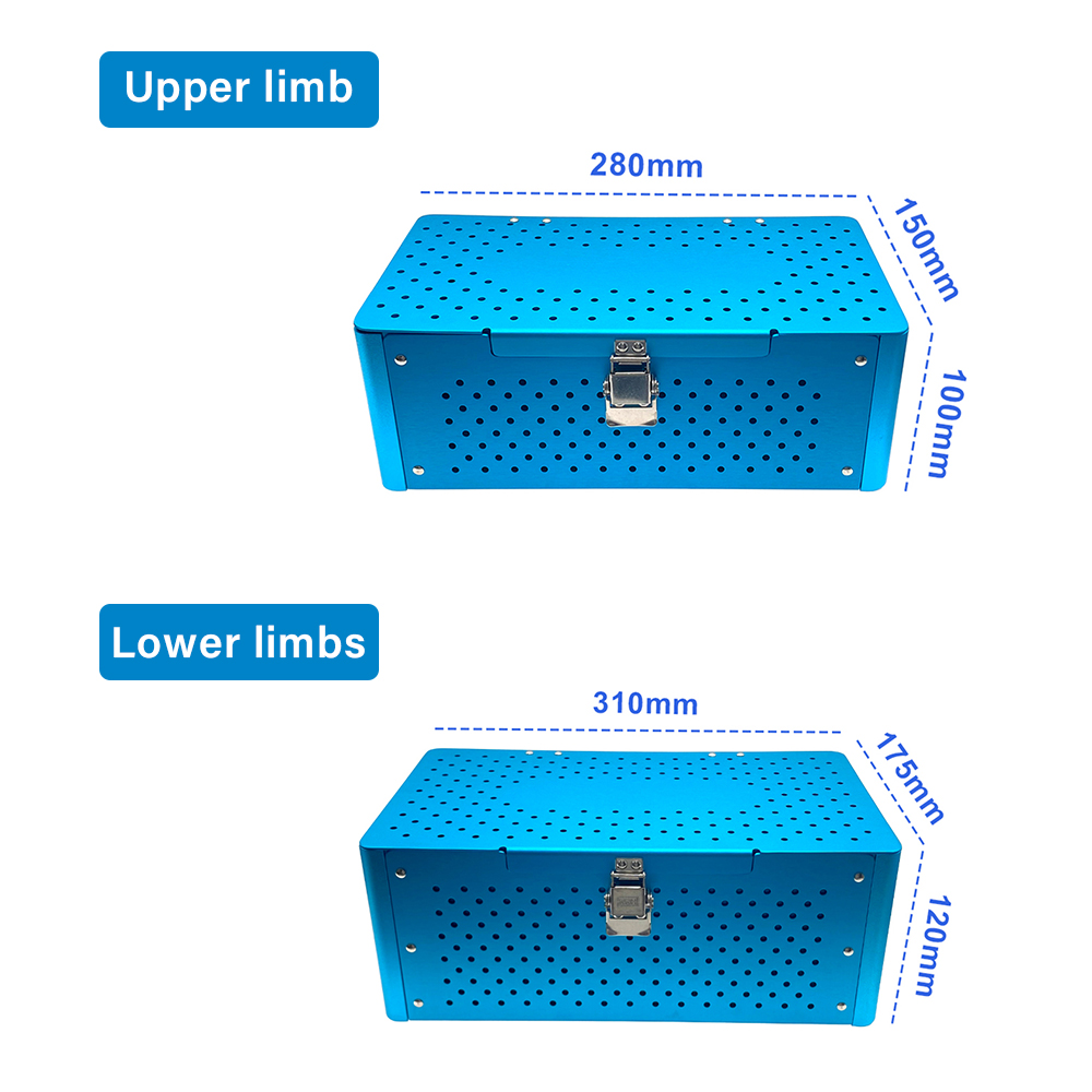 Aluminous Upper Lower Limb Locking Bone Screw Box Bone Nail Placement Storage Box Case Orthopedic Instrument