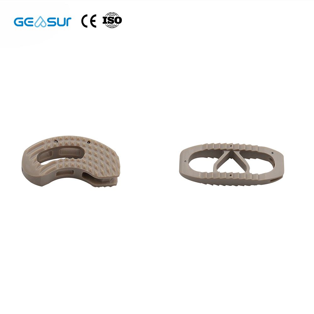 Geasure Discounted Titanium Coating OLIF Lumbar Interbody Fusion Peek Cage System Class III Orthopedic Surgery Implant 1 Year