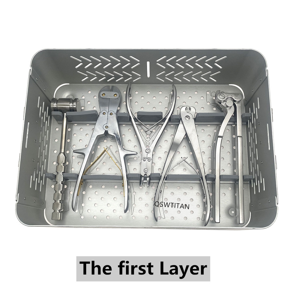 Orthopedic Locking Plate Instrument Small Animal Fracture Surgery Kit Tplo System Veterinary Basic Instrument Set
