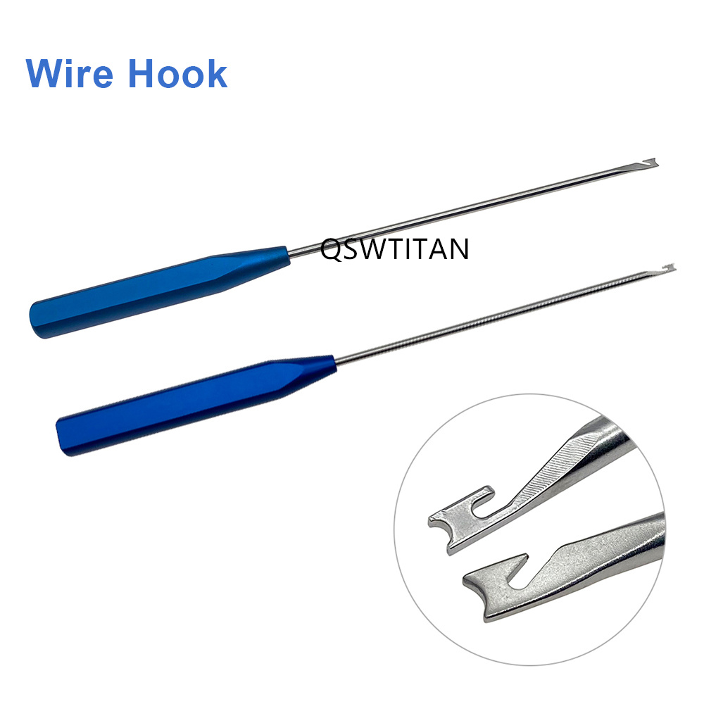 Orthopedic Wire Hook Thread Threading Device Suture Hook Orthopedic Hook Orthopedic Instrument