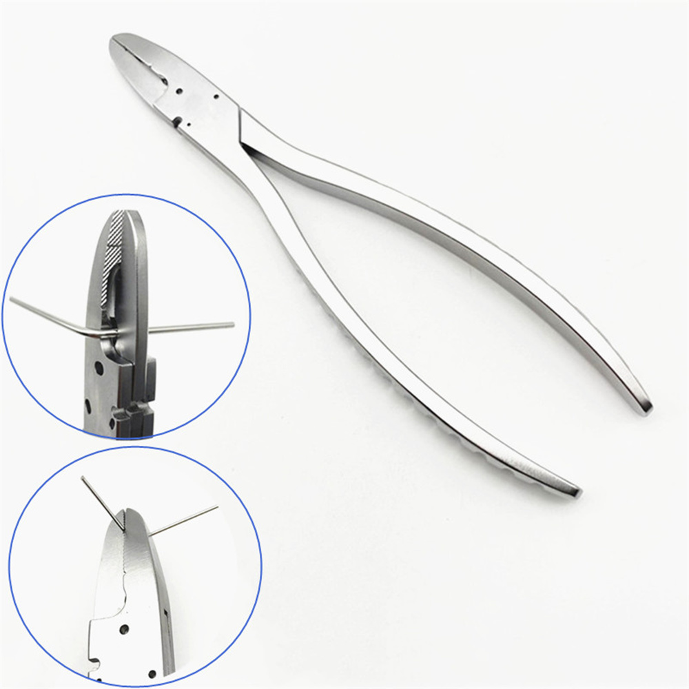 Orthopedic Wire Cutter Bending Forceps for Multifunctional Kirschner Wire Bone Scissors Veterinary Orthopedic Bending Pliers