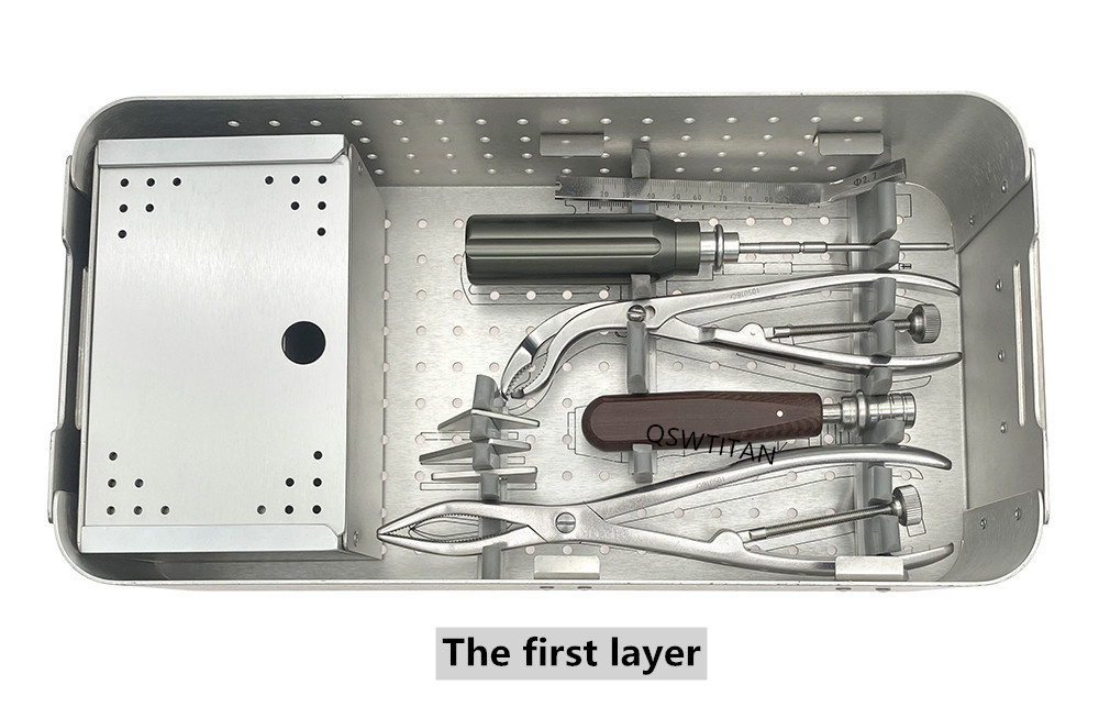 2.7 Osteotomy Set Small Fragment Locking Plate Instrument Kit Orthopedic Surgery Instruments