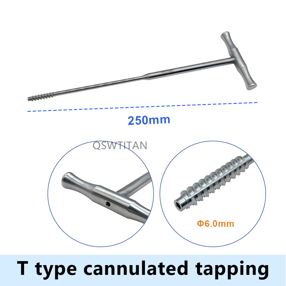 Orthopedics Screw Cannulated Tapping 6.0mm
