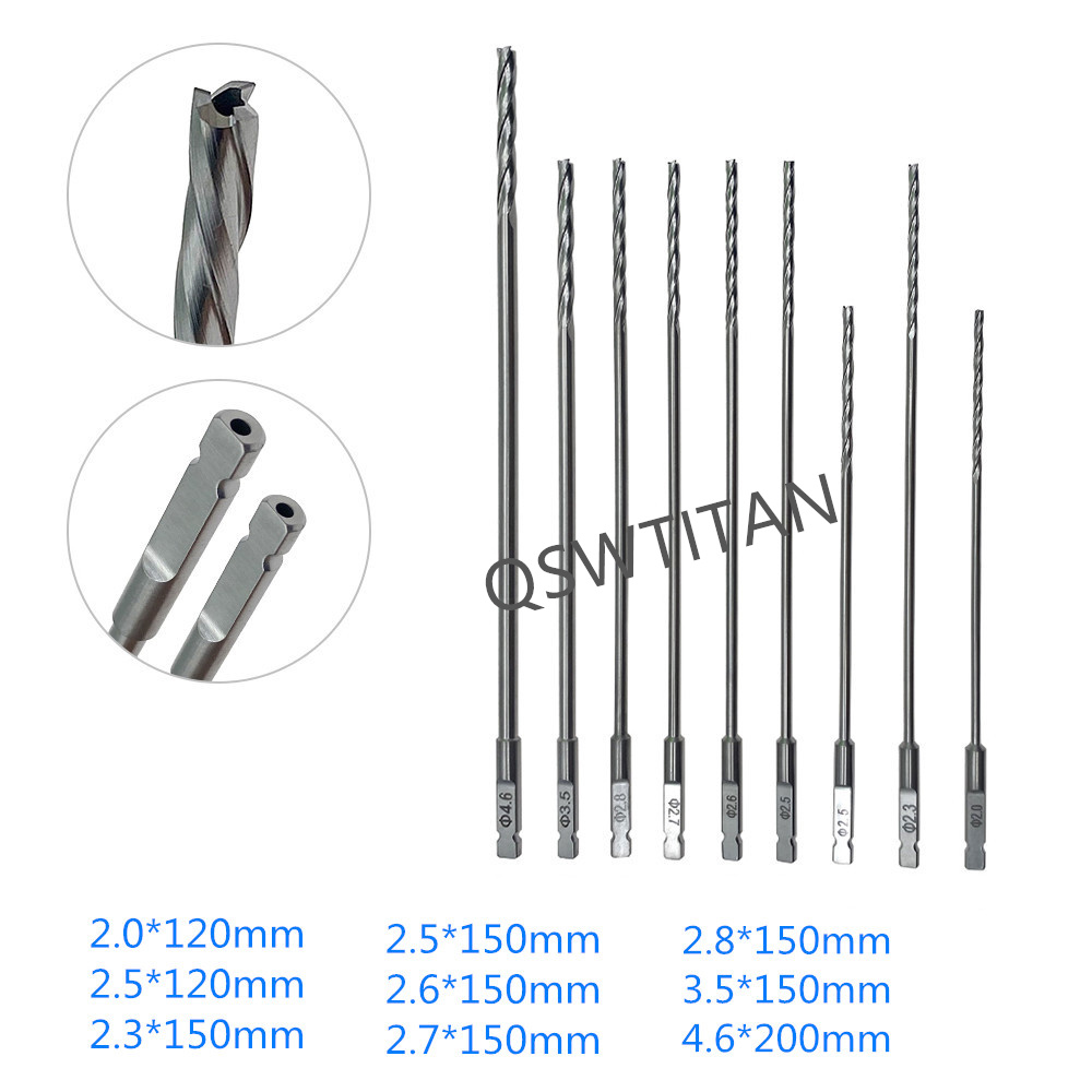 Orthopedic Drill Bit Model View 3