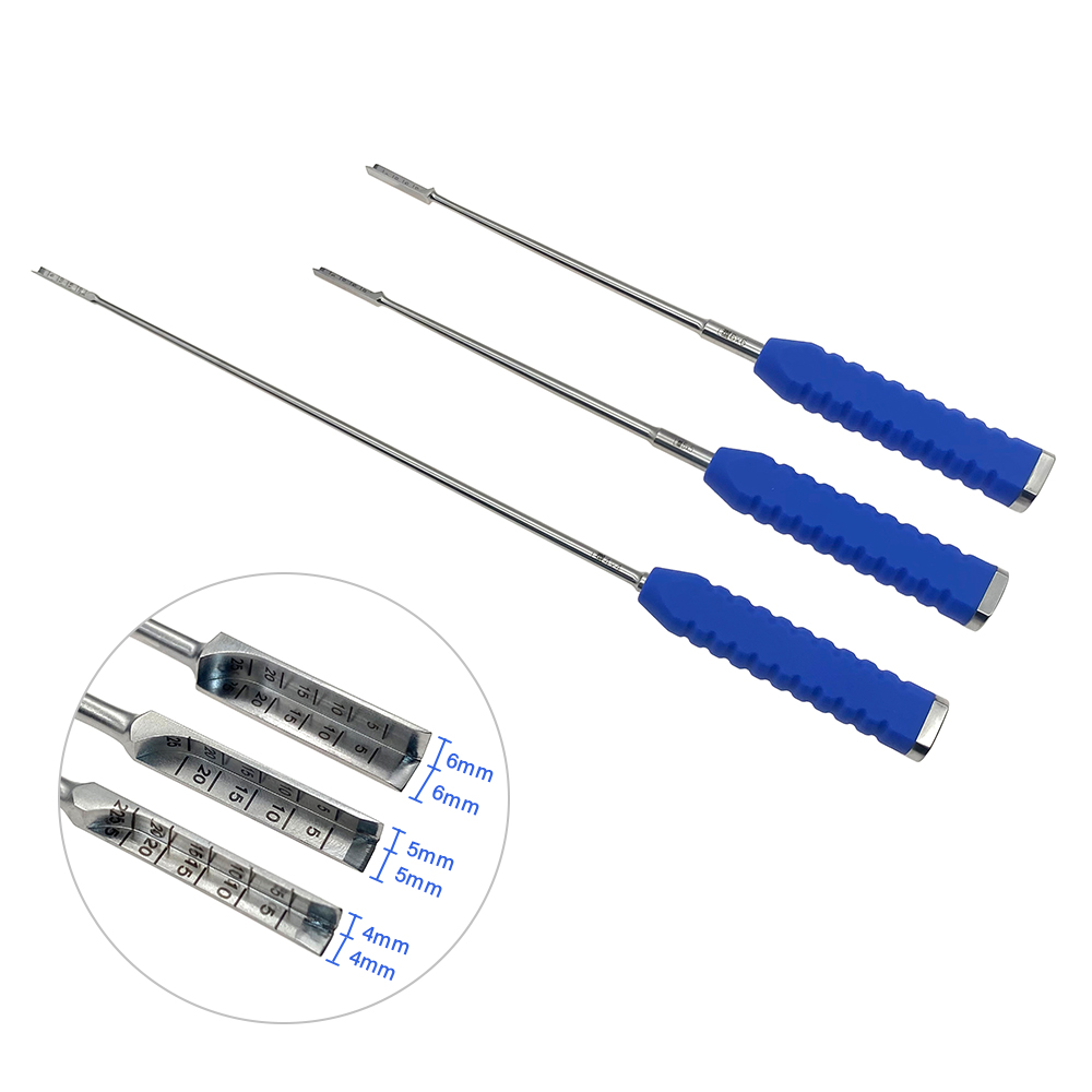 Stainless Steel L-shaped Bone Knife Bone Osteotomy Autoclavable Acetabular Knee Right Angle Osteotomy Orthopedic Instrument